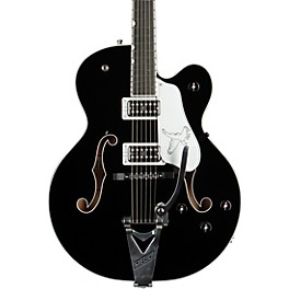 Gretsch Guitars Falcon Hollow Body with String-Thru Bigsby Electric Guitar Black