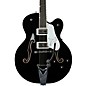 Gretsch Guitars Falcon Hollow Body with String-Thru Bigsby Electric Guitar Black thumbnail