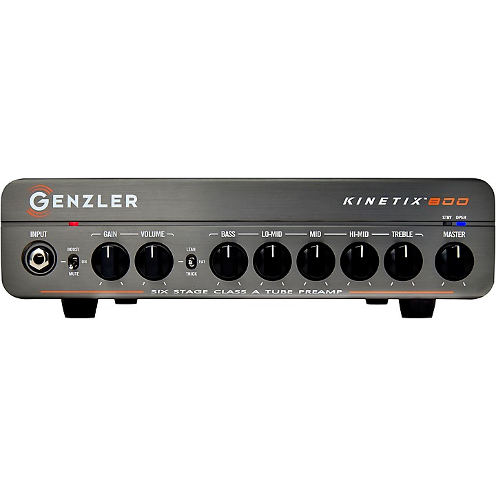 ベース ENDROLL / Bass Drive Pre Amp Genzler Amplification Kinetix 800 800W Bass Amp Head Black