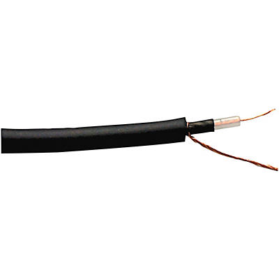 Rapco Sf24ga Bulk Single Conductor Shielded Instrument Cable 50 Ft. Black for sale