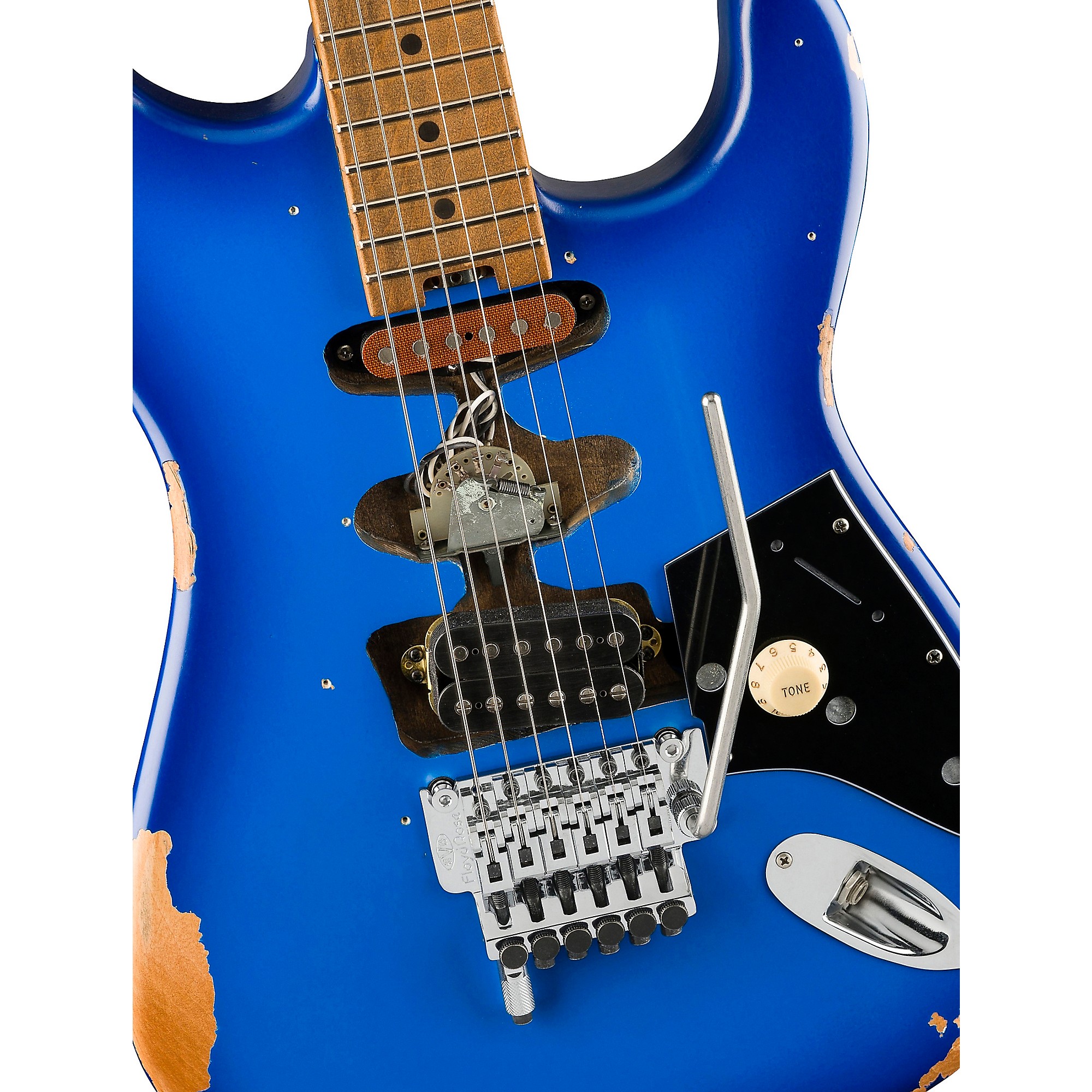 EVH Frankenstein Relic Series Electric Guitar Blueburst | Guitar