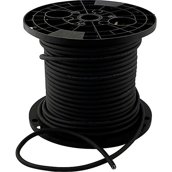 Rapco Horizon 10GA Bulk Speaker Cable (Per Ft) 10 Gauge 50 ft. Black