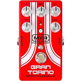 MXR Gran Torino Boost Overdrive Effects Pedal Red