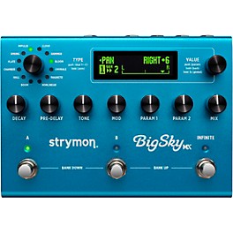 Strymon BigSky MX Reverb Workstation Effects Pedal Blue