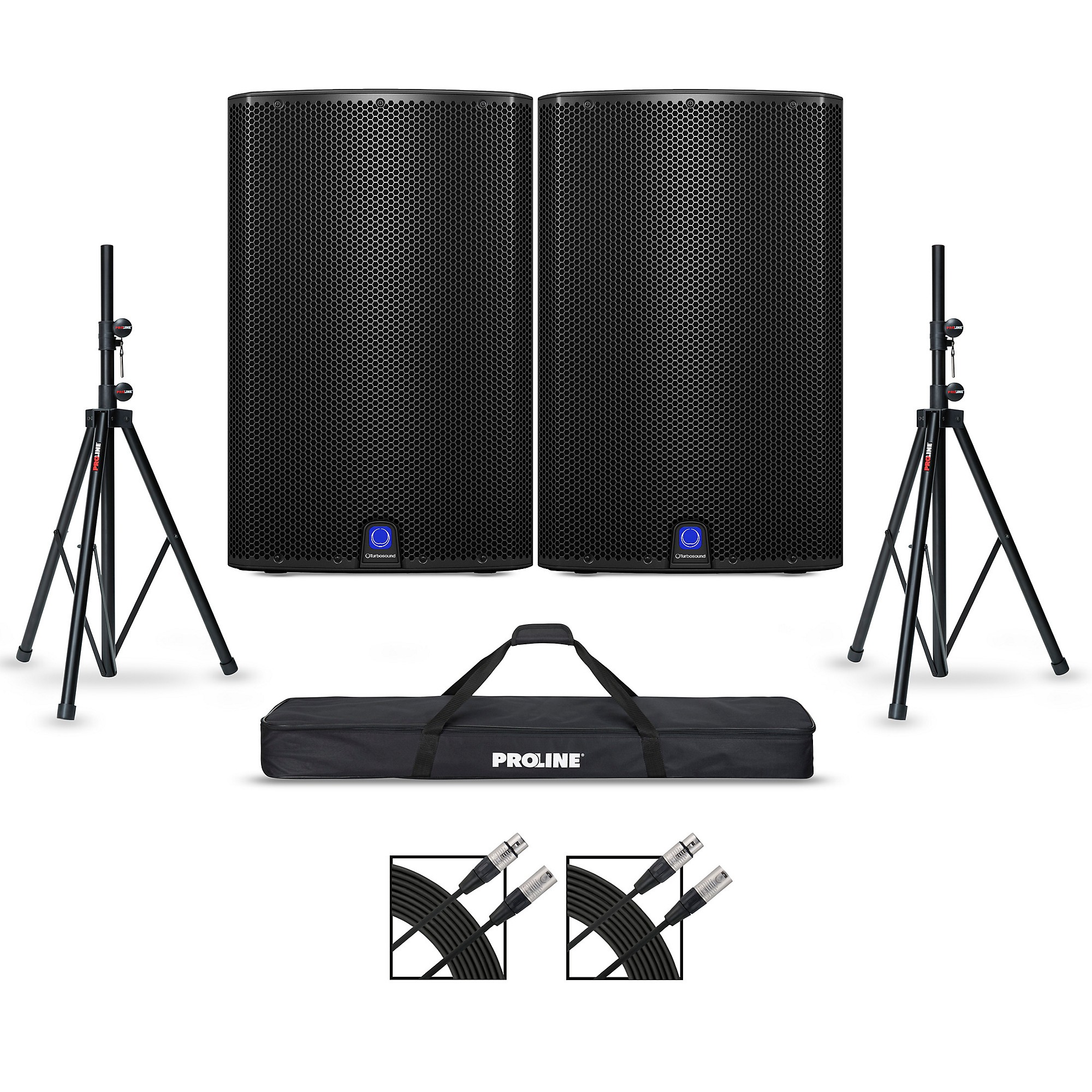 2500 Watt Turbosound Iq15 2500w 15 Powered Speaker Rear Turbosound