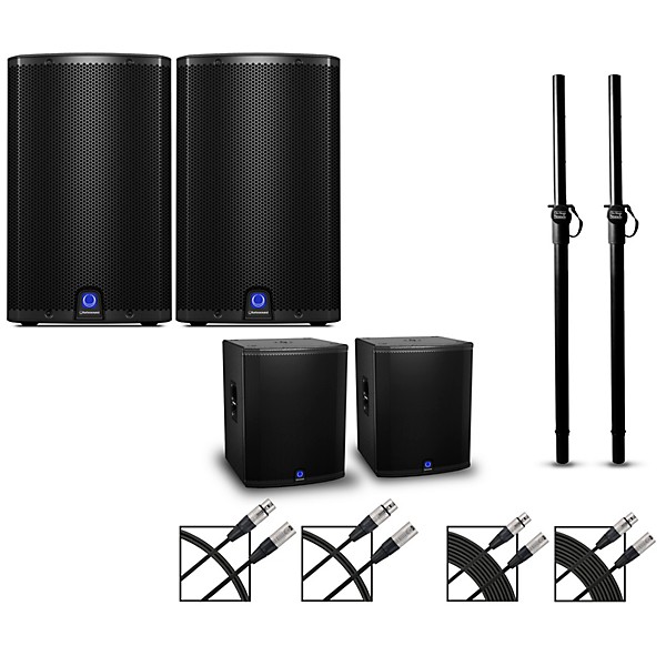 Turbosound iQ12 12" Speaker Bundle With iQ18B Subwoofers