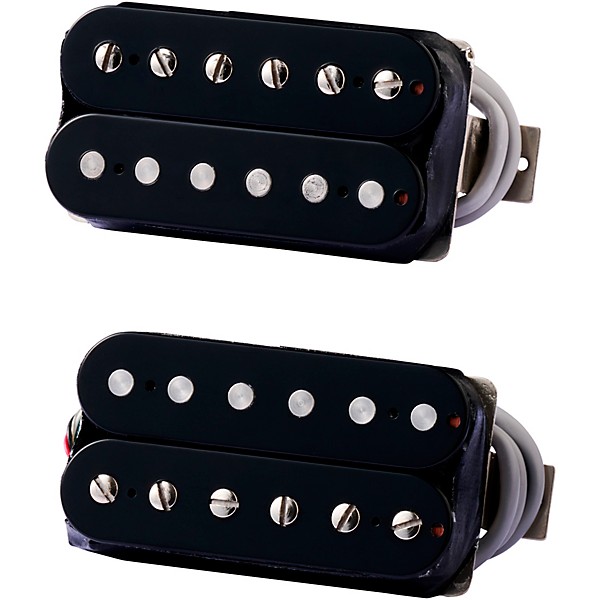 Gibson 496R/500T 4-Conductor Humbucker Pickup Set Double Black