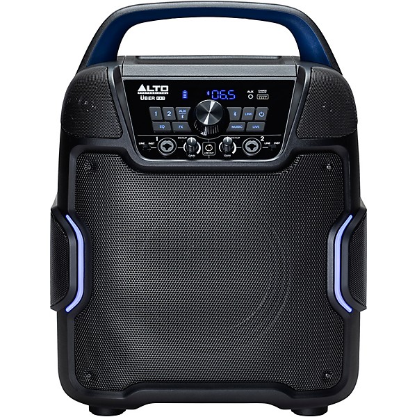 Alto Uber FX MKII Battery-Powered Portable PA Speaker With SM48 Vocal Microphone and Cable