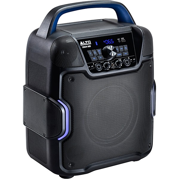 Alto Uber FX MKII Battery-Powered Portable PA Speaker With SM48 Vocal Microphone and Cable