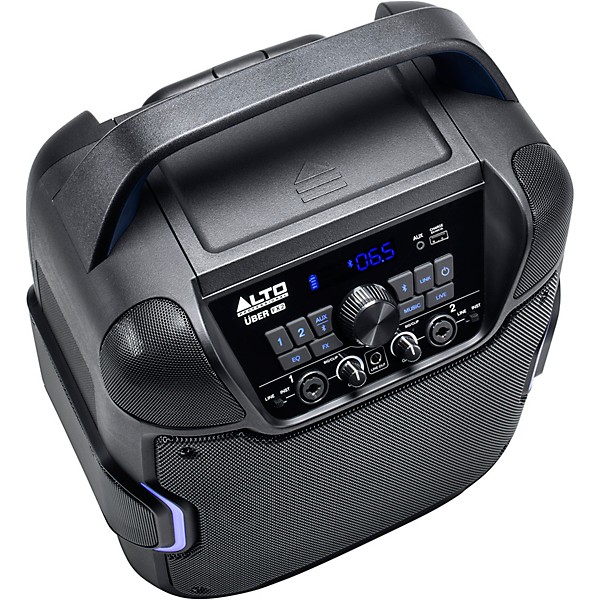 Alto Uber FX MKII Battery-Powered Portable PA Speaker With SM48 Vocal Microphone and Cable