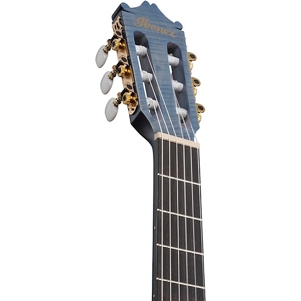 Ibanez GA5MHTCE Classical Nylon-String Acoustic-Electric Guitar Blue Berry