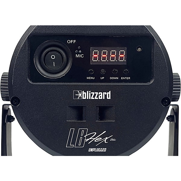 Blizzard LB Hex Unplugged Battery-Powered LED Par Light Black