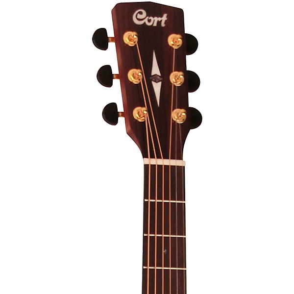 Cort GA-MY Bevel Grand Regal Acoustic Guitar Natural