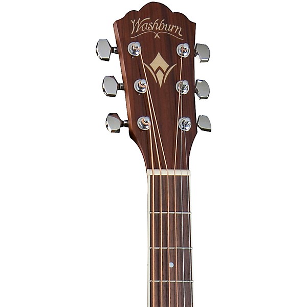 Washburn HG12S-O Heritage 10 Series Grand Auditorium Acoustic Guitar Natural