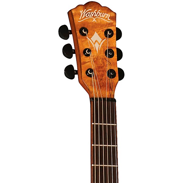 Washburn WCG66SCE-O Comfort Deluxe 66 Series Grand Auditorium Acoustic-Electic Guitar Natural