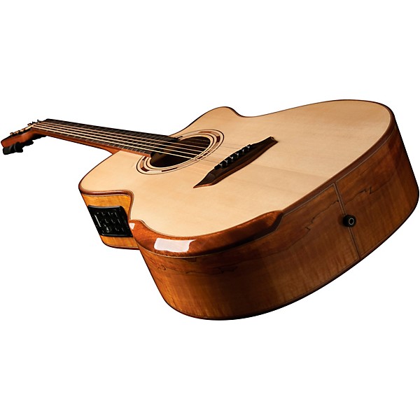 Washburn WCG66SCE-O Comfort Deluxe 66 Series Grand Auditorium Acoustic-Electic Guitar Natural