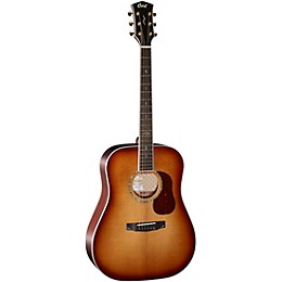 Cort D8 Gold Series Dreadnought Acoustic Guitar Light Burst