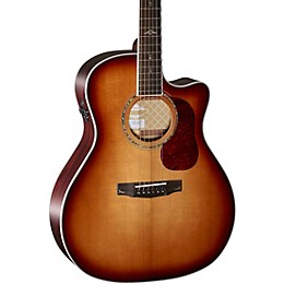 Cort A8 Gold Series Grand Auditorium Acoustic-Electric Guitar Light Burst