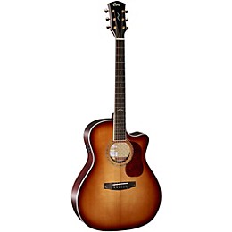 Cort A8 Gold Series Grand Auditorium Acoustic-Electric Guitar Light Burst