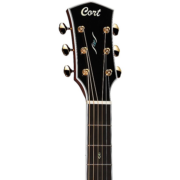 Cort A8 Gold Series Grand Auditorium Acoustic-Electric Guitar Light Burst