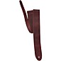 PRS Birds Reversible Garment Leather & Suede Guitar Strap Oxblood 2 in. thumbnail
