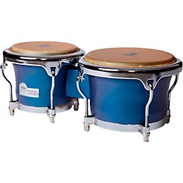 Toca Custom Deluxe Matte Finish Bongos Matte Blue