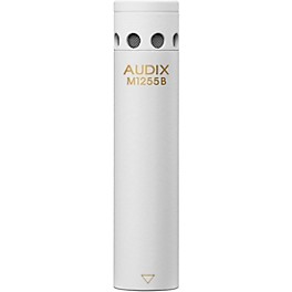 Audix M1255B Miniturized High Output Condenser Microphone for Distance Miking Omni White