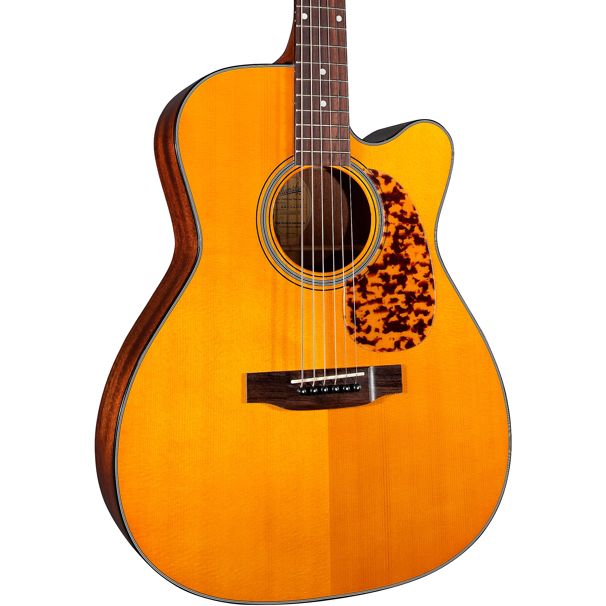 Blueridge BR-143CE Historic Series Cutaway 000 Acoustic-Electric