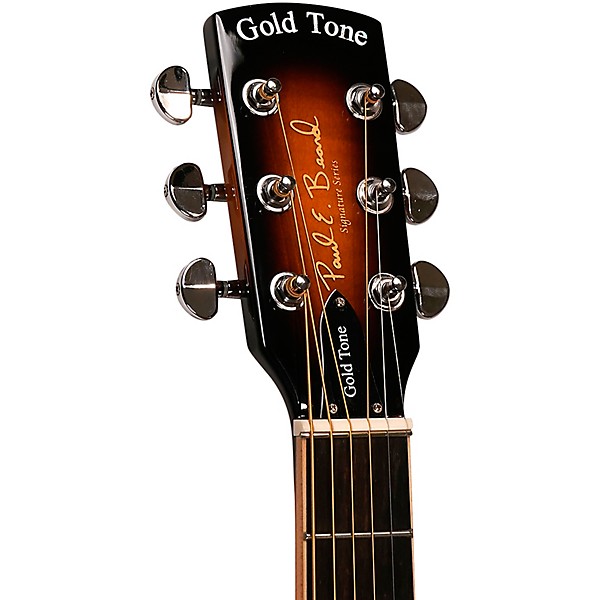 Gold Tone PBR-D Mastertone Paul Beard Signature Series Roundneck Deluxe Resonator Guitar Tobacco Sunburst
