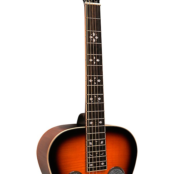 Gold Tone PBR-D Mastertone Paul Beard Signature Series Roundneck Deluxe Resonator Guitar Tobacco Sunburst