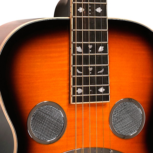 Gold Tone PBR-D Mastertone Paul Beard Signature Series Roundneck Deluxe Resonator Guitar Tobacco Sunburst