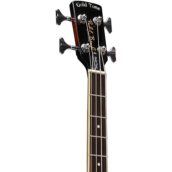 Gold Tone PBB Paul Beard Signature Series Left-Handed Resonator Bass Guitar Tobacco Sunburst