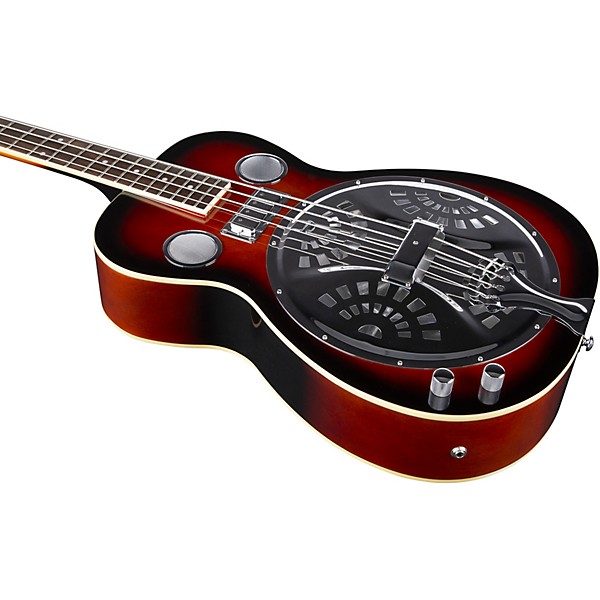 Gold Tone PBB Paul Beard Signature Series Left-Handed Resonator Bass Guitar Tobacco Sunburst