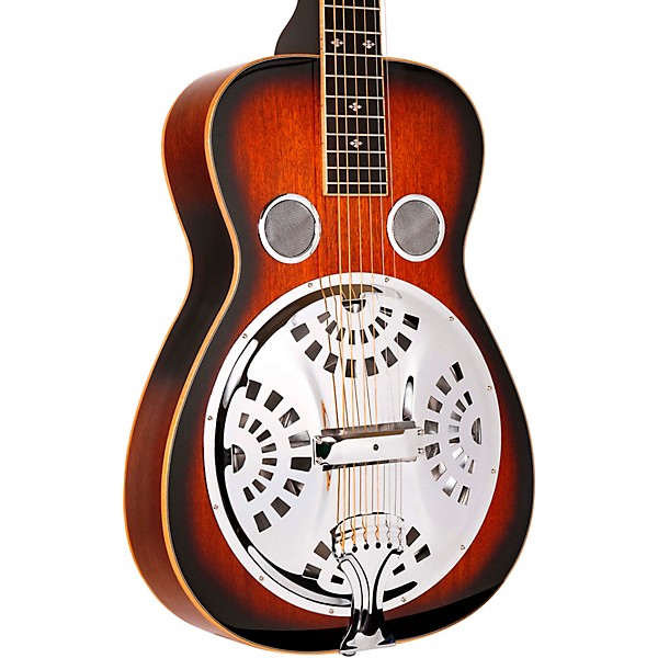 Gold Tone PBS-M Mastertone Paul Beard Squareneck Solid-Mahogany Resonator Guitar Tobacco Sunburst