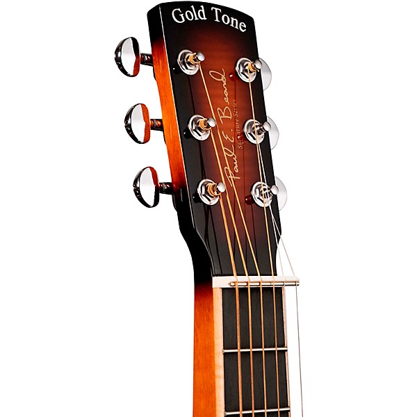 Gold Tone PBS-M Mastertone Paul Beard Squareneck Solid-Mahogany Resonator Guitar Tobacco Sunburst