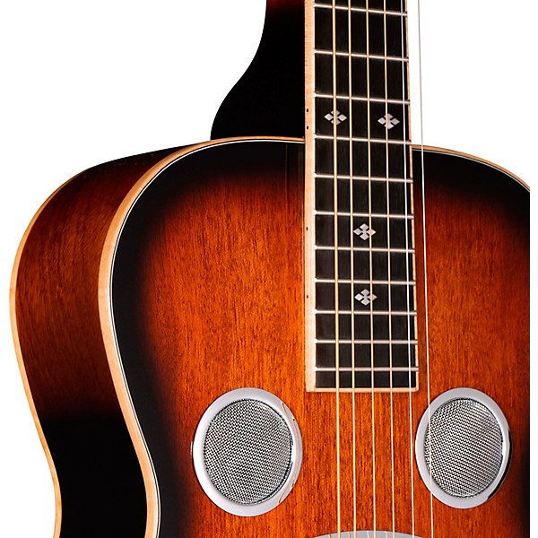 Gold Tone PBS-M Mastertone Paul Beard Squareneck Solid-Mahogany Resonator Guitar Tobacco Sunburst