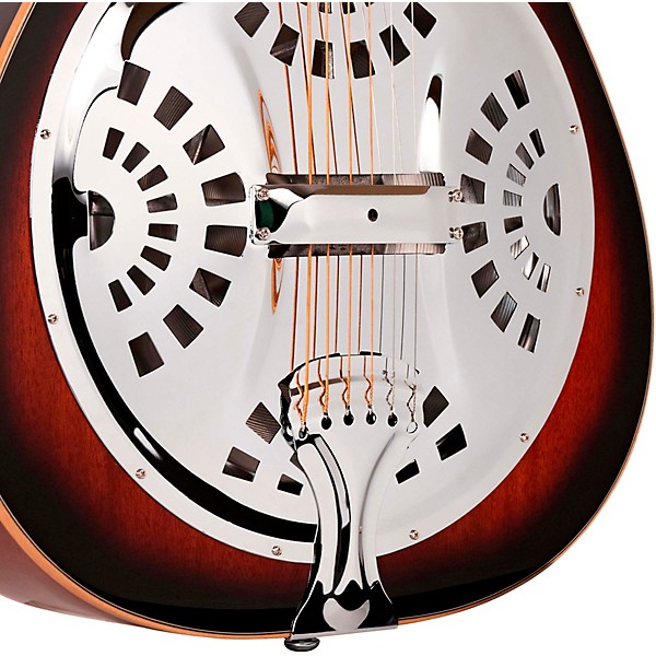 Gold Tone PBS-M Mastertone Paul Beard Squareneck Solid-Mahogany Resonator Guitar Tobacco Sunburst