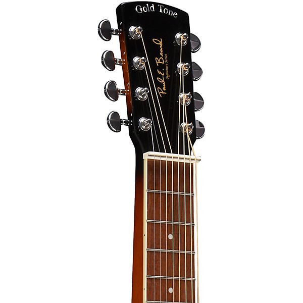 Gold Tone PBS-8/L Paul Beard Signature Series 8-String Squareneck Left-Handed Resonator Guitar Tobacco Sunburst