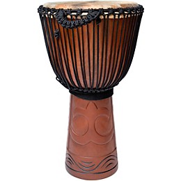 X8 Drums Matahari Professional Djembe Drum with Bag & Lessons 12 x 24 in.