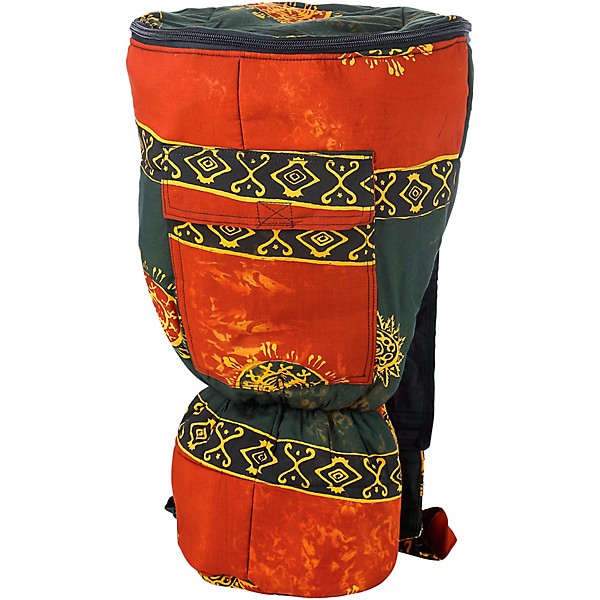 X8 Drums Matahari Professional Djembe Drum with Bag & Lessons 10 x 20 in.
