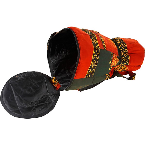 X8 Drums Matahari Professional Djembe Drum with Bag & Lessons 10 x 20 in.