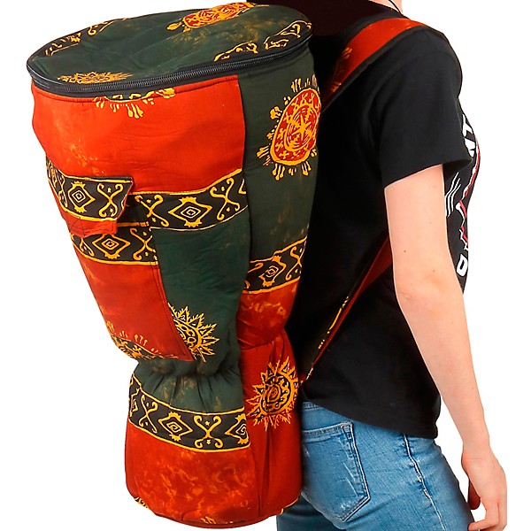 X8 Drums Matahari Professional Djembe Drum with Bag & Lessons 14 x 26 in.