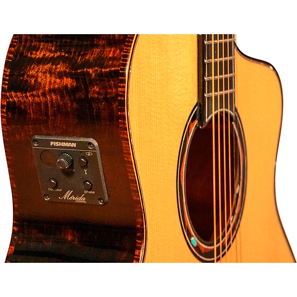 Merida Wave Beyond Series Grand Concert Acoustic-Electric Guitar Natural