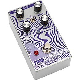 EarthQuaker Devices Time Shadows II Subharmonic Multi-Delay Resonator Effects Pedal Purple and Silver