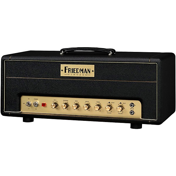 Friedman Vintage Collection PLEX 50W Tube Guitar Amp Head Black