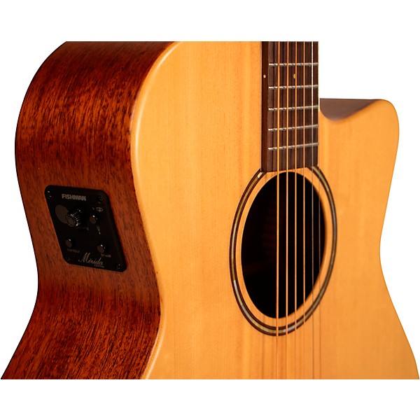 Merida C25NGAC Scar Series Grand Auditorium Acoustic-Electric Guitar Natural Matte