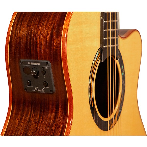 Merida A18GAC1 Classic Series Grand Auditorium Acoustic-Electric Guitar Natural