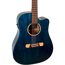 Merida Juliet Classic Series Dreadnought Acoustic-Electric Guitar Transparent Blue