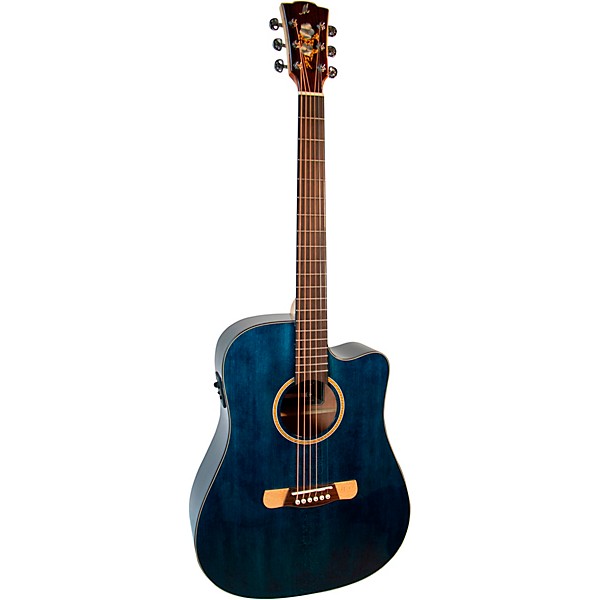 Merida Juliet Classic Series Dreadnought Acoustic-Electric Guitar Transparent Blue