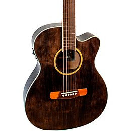 Merida Romeo Classic Series OM Acoustic-Electric Guitar Transparent Black